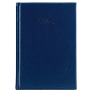Tagebuch LIBRA täglich A5 2025 Tschechisch – Dunkelblau