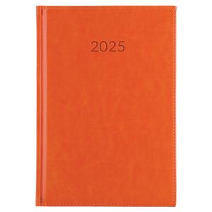 Tagebuch LIBRA täglich A5 2025 Tschechisch – Orange