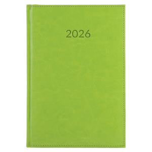 Tagebuch LIBRA wöchentlich A5 2026 Tschechisch – Grün