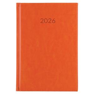 Tagebuch LIBRA wöchentlich A5 2026 Tschechisch – Orange