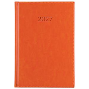 Tagebuch LIBRA wöchentlich A5 2027 Tschechisch – Orange