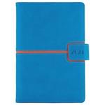 Tagebuch MAGNETIC täglich A5 2024 Tschechisch - blau/orange