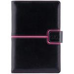 Tagebuch MAGNETIC täglich A5 2024 Tschechisch - schwarz/rosa