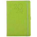Tagebuch POLY täglich A5 2024 Tschechisch – Hellgrün