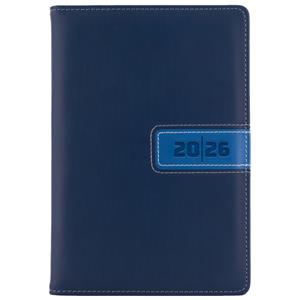 Tagebuch RIGA täglich A5 2026 Tschechisch - Blau