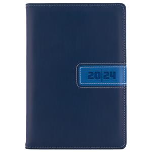 Tagebuch RIGA wöchentlich A5 2024 Tschechisch - Blau