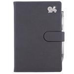 Tagebuch SPLIT CRYSTAL wöchentlich B6 2024 - Grau