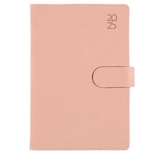 Tagebuch SPLIT wöchentlich A5 2025 Tschechisch - Hell-Pink