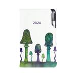 Taschentagebuch DESIGN wöchentlich A5 2024 CZ - Pilze