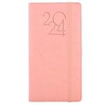 Taschentagebuch POLY wöchentlich 2024 Tschechisch – Hell-Pink