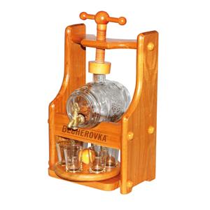 URBICA stuffer in stand + glasses