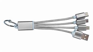 USB pendant with adapters Expander - silver