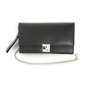 Waiters leather wallet with chain