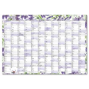 Wall Annual Calendar 2025 A2 - Lavender