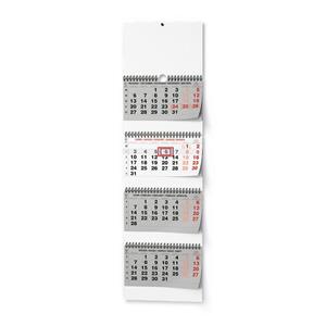 Wall Calendar 2022 4-months stacked - Grey