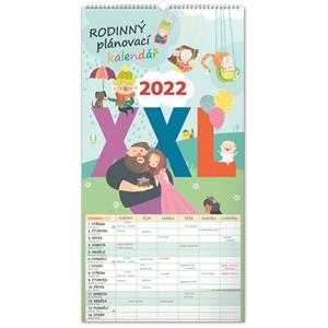 Wall Calendar 2022 Family planner XXL CZ