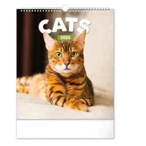 Wall Calendar 2023 Cats