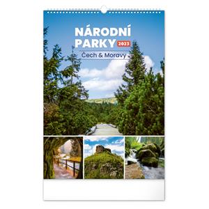 Wall Calendar 2023 National parks of Bohemia and Moravia CZ