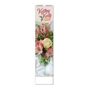 Wall Calendar 2024 Tie - Flowers CZ/SK