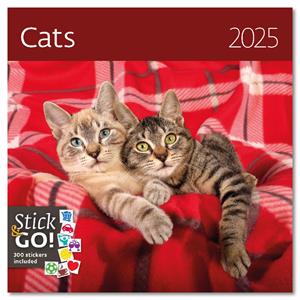 Wall Calendar 2025 - Cats