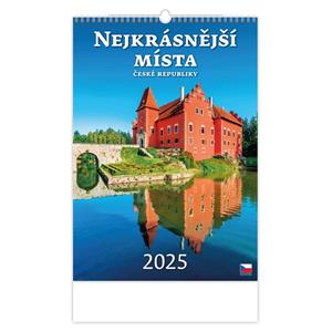 Wall Calendar 2025 - The most beautiful places in the Czech Republic