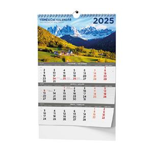 Wall Calendar 2025 Three months - Picture