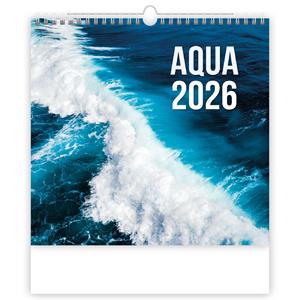 Wall Calendar 2026 - Aqua