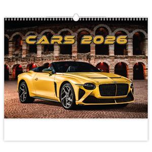 Wall Calendar 2026 - Cars