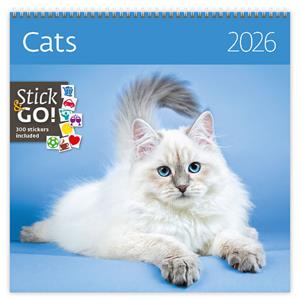 Wall Calendar 2026 - Cats