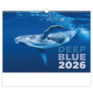 Wall Calendar 2026 - Deep Blue
