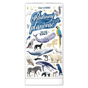 Wall Calendar 2026 Family Planner Animalium