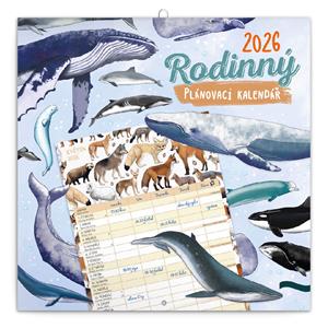 Wall Calendar 2026 Family Planner CZ