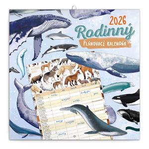 Wall Calendar 2026 Family Planner SK