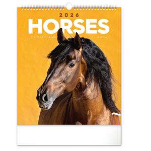 Wall calendar 2026 Horses