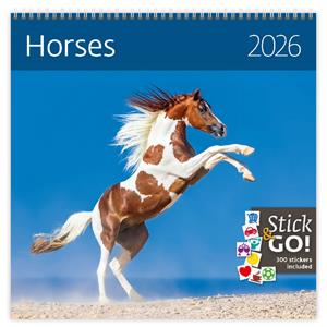 Wall Calendar 2026 - Horses
