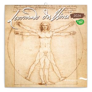Wall calendar 2026 Leonardo da Vinci