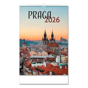 Wall Calendar 2026 Polish Prague