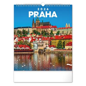 Wall calendar 2026 Prague