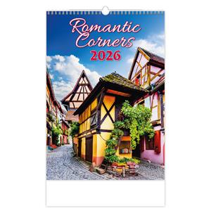Wall Calendar 2026 - Romantic Corners