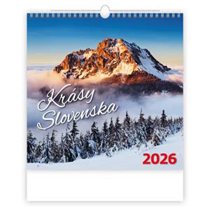 Wall Calendar 2026 - The beauties of Slovakia