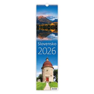 Wall Calendar 2026 Tie - Slovakia