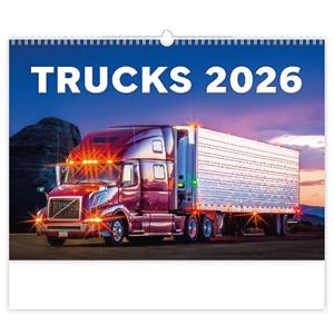 Wall Calendar 2026 - Trucks