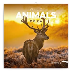 Wall calendar 2026 Wild animals