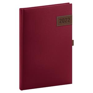 Weekly Diary 2022 A5 Tarbes - red