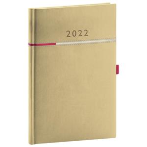 Weekly Diary 2022 A5 Tomy - beige/pink