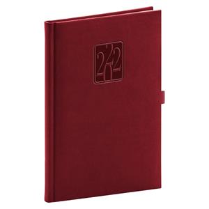 Weekly Diary 2022 A5 Vivella Classic - burgundy