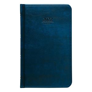 Weekly diary 2022 Atlas pocket - blue