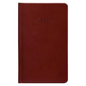 Weekly diary 2022 Carus pocket - brown
