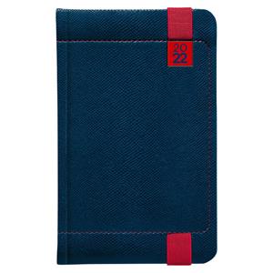 Weekly diary 2022 Inverso pocket - blue