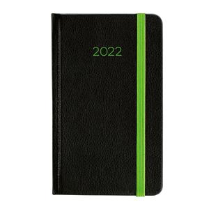 Weekly diary 2022 Neon pocket - green